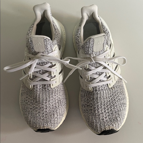 ADIDAS UltraBoost White and Gray Running Shoes sz women’s 7 - Picture 2 of 7